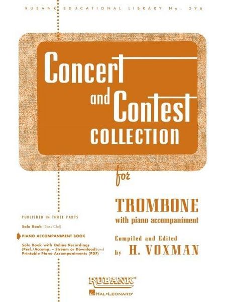 Produktbild: Concert and Contest Collection for Trombone