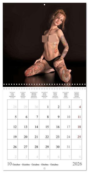 Produktbild: Tattoos on nice skin (Wall Calendar 2026 12 &times; 12 Inch) CALVENDO 12 Month Wall Calendar