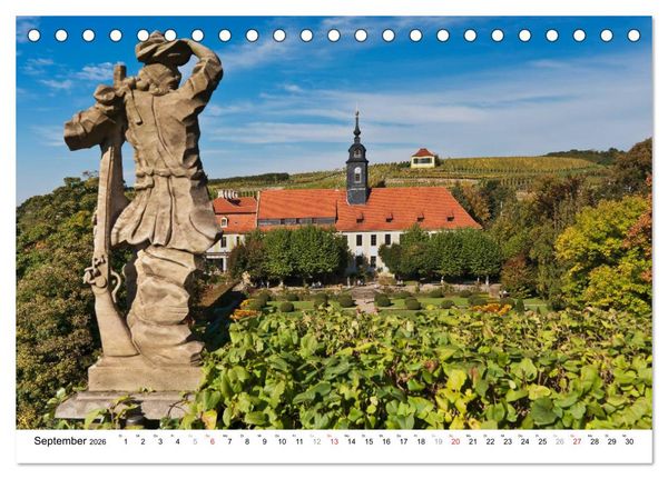 Produktbild: Sachsen (Tischkalender 2026 DIN A5 quer), CALVENDO Monatskalender