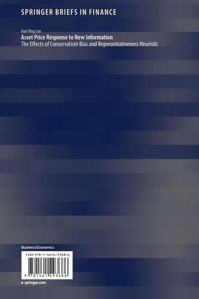 Produktbild: Asset Price Response to New Information