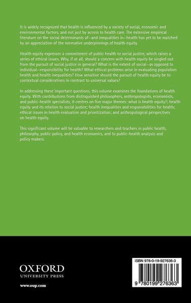 Produktbild: Public Health, Ethics, and Equity