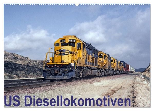 Produktbild: US Diesellokomotiven (Wandkalender 2026 DIN A2 quer), CALVENDO Monatskalender