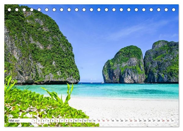 Produktbild: Wundervolles Phuket (Tischkalender 2027 DIN A5 quer), CALVENDO Monatskalender