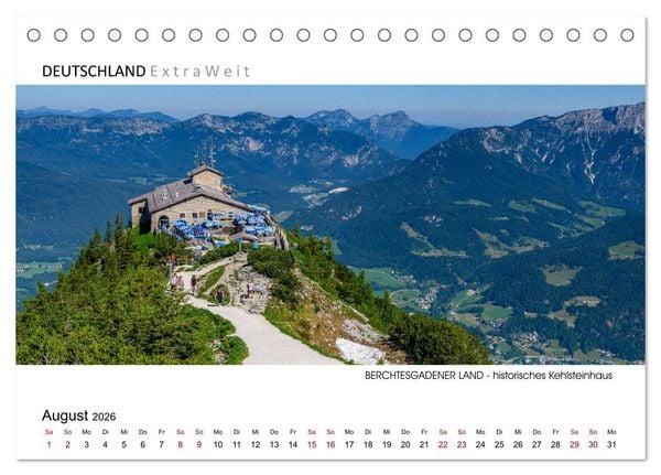 Produktbild: Impressionen aus dem Berchtesgadener Land (Tischkalender 2026 DIN A5 quer), CALVENDO Monatskalender
