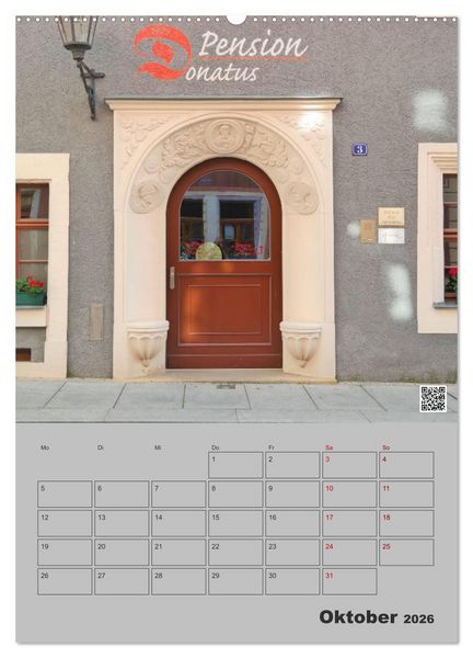 Produktbild: T&uuml;ren und Portale in Pirna (Wandkalender 2026 DIN A2 hoch), CALVENDO Monatskalender