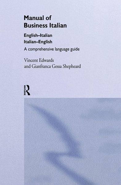 Produktbild: Manual of Business Italian
