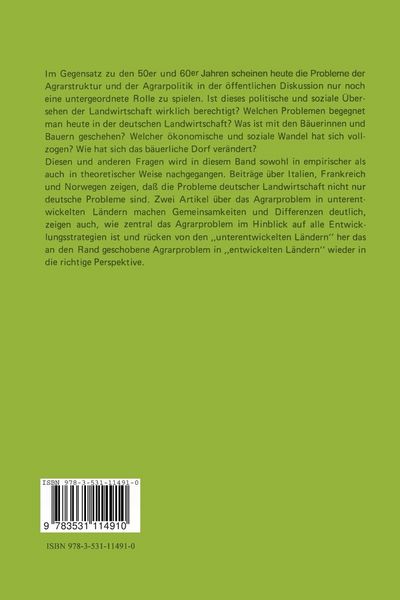 Produktbild: Produktion und Lebensverh&auml;ltnisse auf dem Land