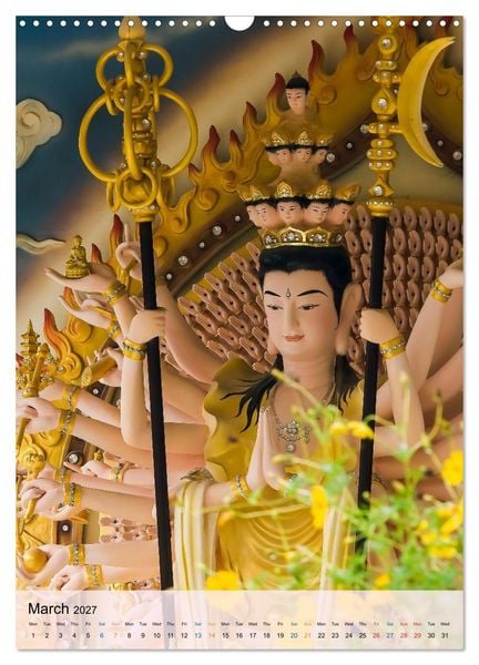 Produktbild: Vietnam &ndash; Nature, Temples, Tropics, and Urban Splendor (Wall Calendar 2027 DIN A3 portrait), CALVENDO 12 Month Wall Calendar