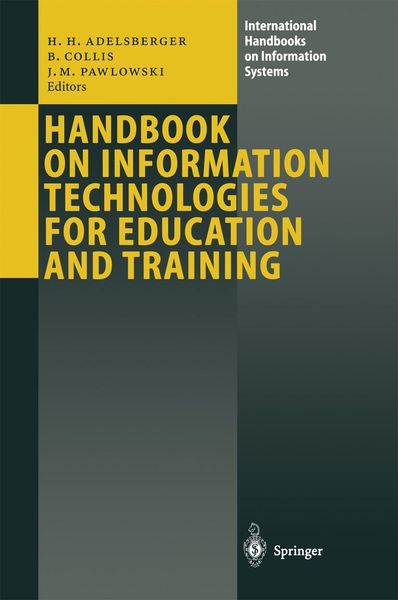 Produktbild: Handbook on Information Technologies for Education and Training
