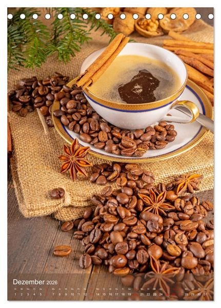 Produktbild: Kaffee f&uuml;r ein Genusserlebnis (Tischkalender 2026 DIN A5 hoch), CALVENDO Monatskalender