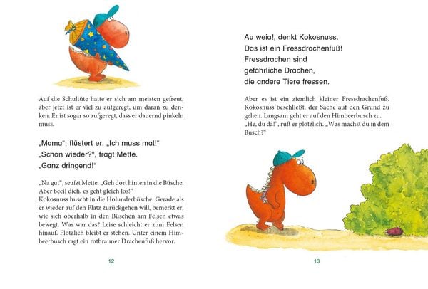 Produktbild: Erst ich ein St&uuml;ck, dann du - Der kleine Drache Kokosnuss kommt in die Schule