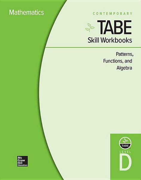 Produktbild: Tabe Skill Workbooks Level D: Patterns, Functions, Algebra - 10 Pack