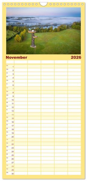 Produktbild: Familienplaner 2026 - Traumhaftes Baltikum mit 5 Spalten (Wandkalender, 21 x 45 cm) CALVENDO