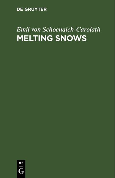 Produktbild: Melting Snows