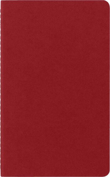 Produktbild: Moleskine Cahier Pocket Plain Red Cover L. 3er Pack