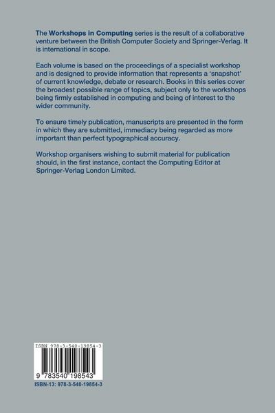 Produktbild: Semantics of Specification Languages (SoSL)