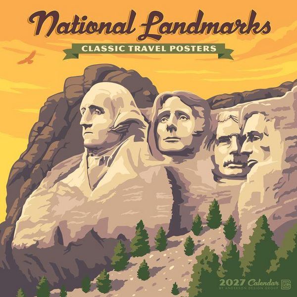 Produktbild: National Landmarks (Adg) 2027 12 X 12 Wall Calendar