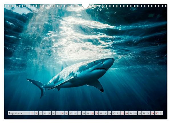 Produktbild: OZEANWELTEN Faszination Meerestiere (Wandkalender 2026 DIN A3 quer), CALVENDO Monatskalender