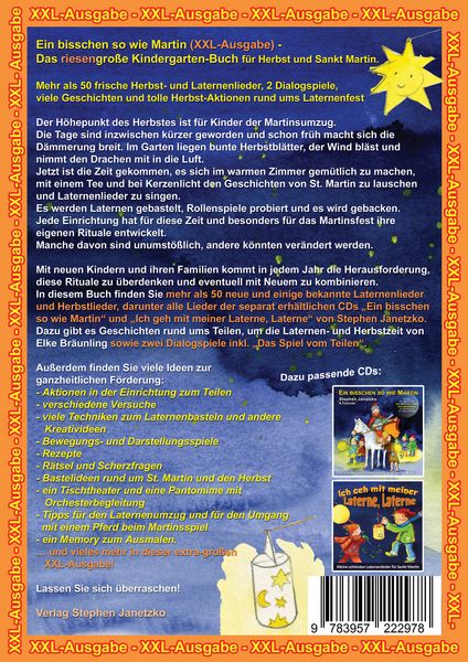Produktbild: Ein bisschen so wie Martin - Das riesengro&szlig;e Kindergarten-Buch f&uuml;r Herbst und Sankt Martin