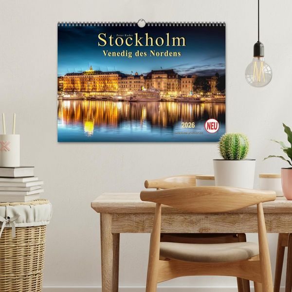 Produktbild: Stockholm - Venedig des Nordens (Wandkalender 2026 DIN A3 quer), CALVENDO Monatskalender