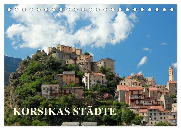 Produktbild: Korsikas St&auml;dte (Tischkalender 2027 DIN A5 quer), CALVENDO Monatskalender