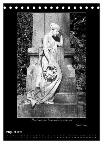 Produktbild: S&uuml;dfriedhof Leipzig (Tischkalender 2026 DIN A5 hoch), CALVENDO Monatskalender
