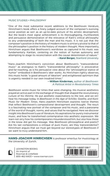 Produktbild: Beethoven in the Age of Schiller, Goethe, and Kant