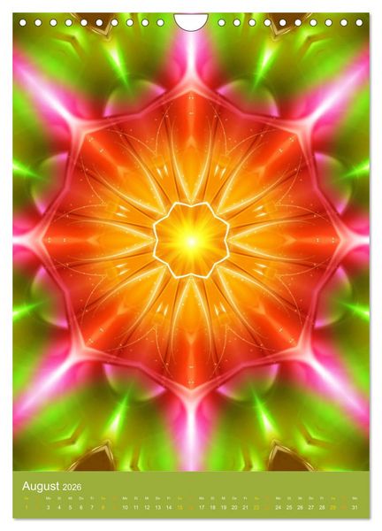 Produktbild: Lichtvolle Mandalas (Wandkalender 2026 DIN A4 hoch), CALVENDO Monatskalender