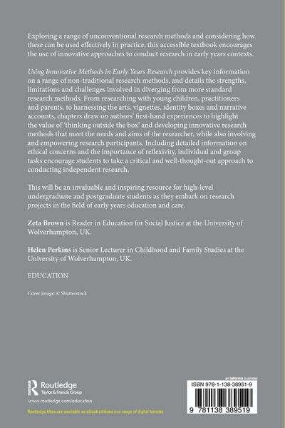 Produktbild: Using Innovative Methods in Early Years Research