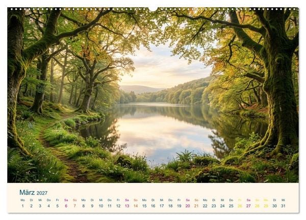 Produktbild: Geografie der Seele - Gef&uuml;hle als Landschaften (Wandkalender 2027 DIN A2 quer), CALVENDO Monatskalender