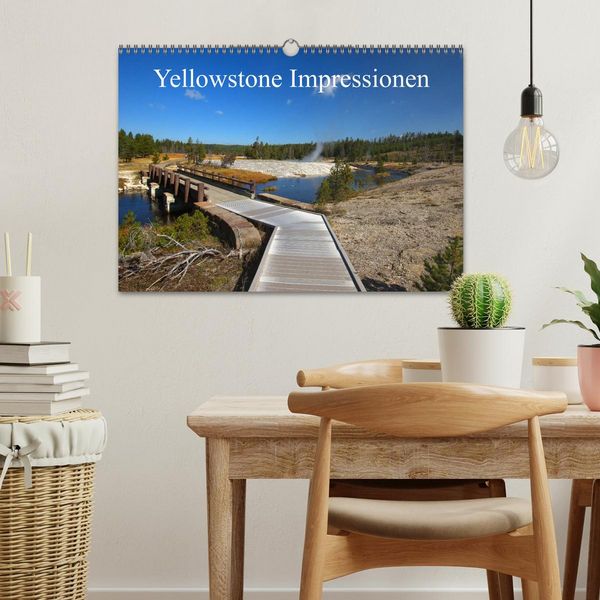 Produktbild: Yellowstone Impressionen (Wandkalender 2026 DIN A3 quer), CALVENDO Monatskalender
