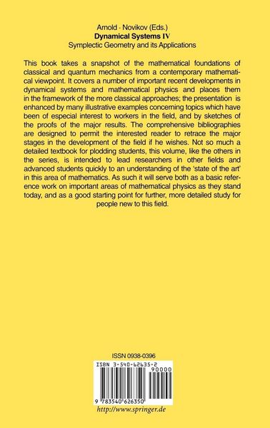 Produktbild: Dynamical Systems IV