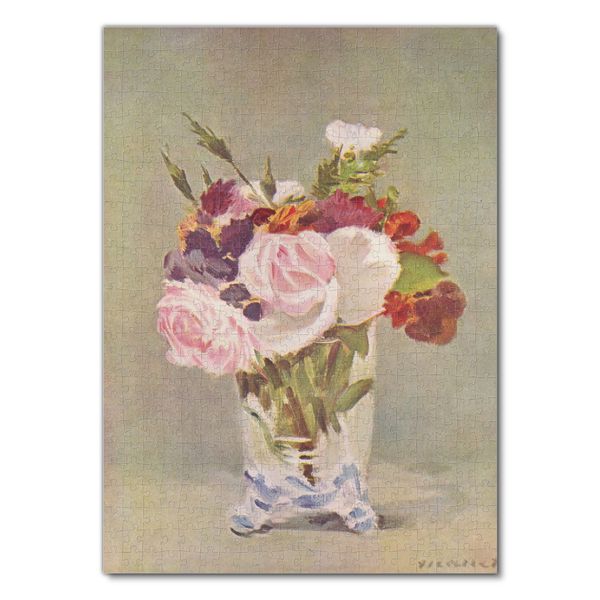 Produktbild: Lais Puzzle Edouard Manet - Stilleben mit Blumen 500 Teile