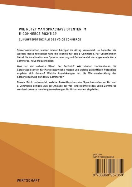 Produktbild: Wie nutzt man Sprachassistenten im E-Commerce richtig? Zukunftspotenziale des Voice Commerce