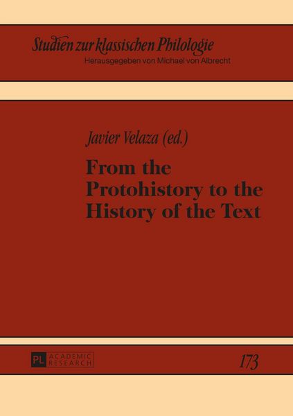 Produktbild: From the Protohistory to the History of the Text