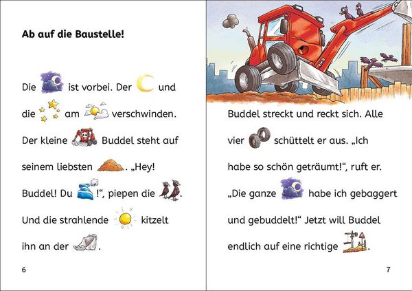 Produktbild: Bildermaus - Der kleine Bagger findet einen Schatz