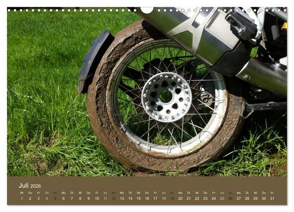 Produktbild: Freude an - Spa&szlig; mit der BMW GS (Wandkalender 2026 DIN A3 quer), CALVENDO Monatskalender