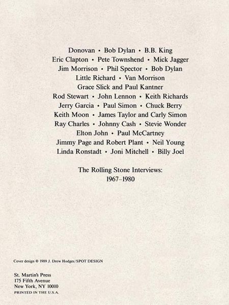 Produktbild: The Rolling Stone Interviews