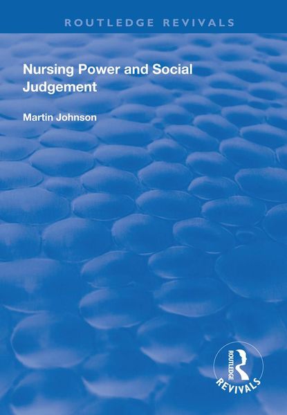 Produktbild: Nursing Power and Social Judgement