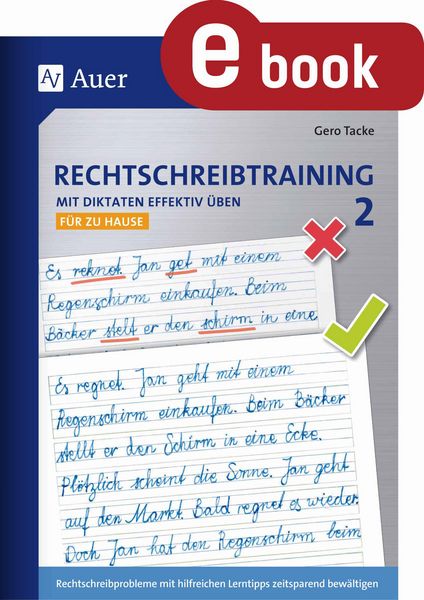 Produktbild: Rechtschreibtraining Mit Diktaten effektiv &uuml;ben 2