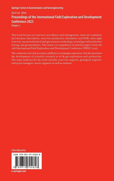 Produktbild: Proceedings of the International Field Exploration and Development Conference 2023