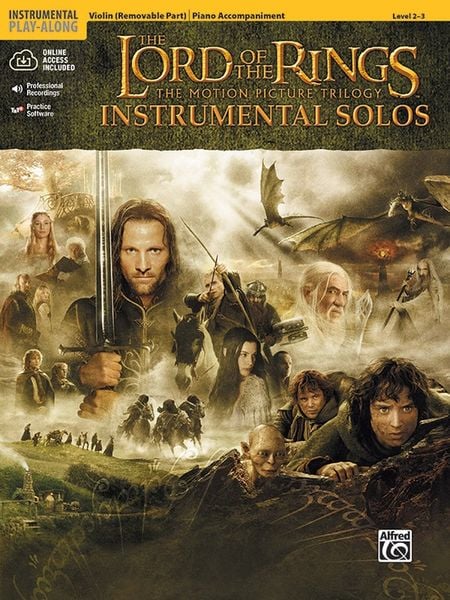 Produktbild: The Lord of the Rings Instrumental Solos for Strings: Violin (with Piano Accompaniment)