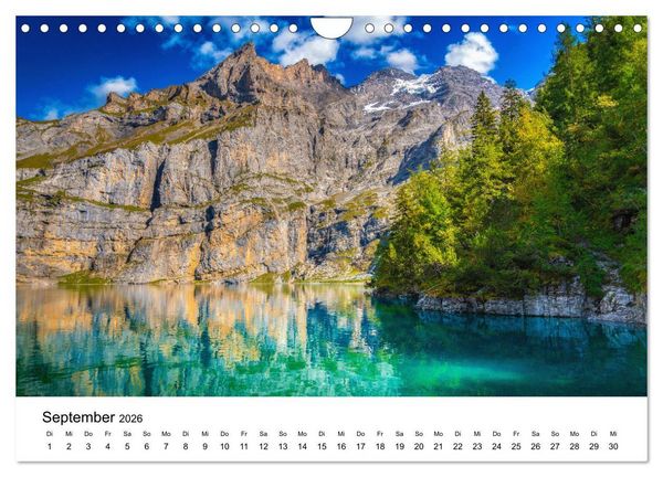Produktbild: Wasserwelt Schweiz (Wandkalender 2026 DIN A4 quer), CALVENDO Monatskalender