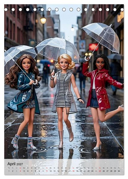Produktbild: Fabulous Dolls &ndash; Im Hier und Jetzt (Tischkalender 2027 DIN A5 hoch), CALVENDO Monatskalender
