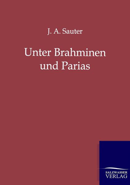 Produktbild: Unter Brahminen und Parias