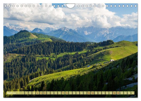 Produktbild: Die Feistritzer Alm - Wandern in den K&auml;rntner Bergen (Wandkalender 2026 DIN A4 quer), CALVENDO Monatskalender