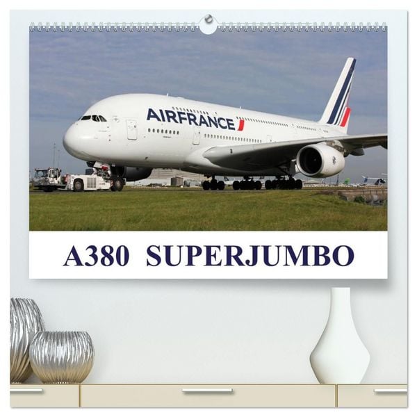 Produktbild: A380 SuperJumbo (High Quality Premium Wall Calendar 2027 DIN A2 landscape),CALVENDO 12 Month Wall Calendar