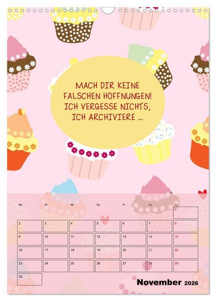 Produktbild: K&ouml;nigin &uuml;ber alles! Typokalender f&uuml;r starke Frauen (Wandkalender 2026 DIN A3 hoch), CALVENDO Monatskalender