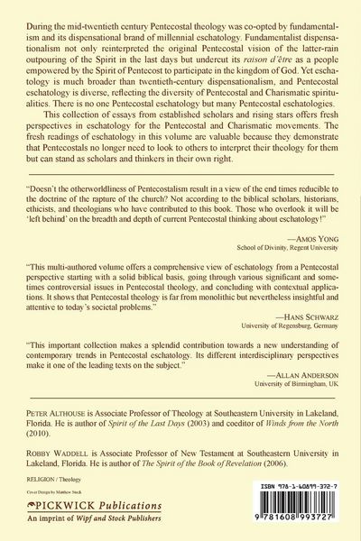 Produktbild: Perspectives in Pentecostal Eschatologies