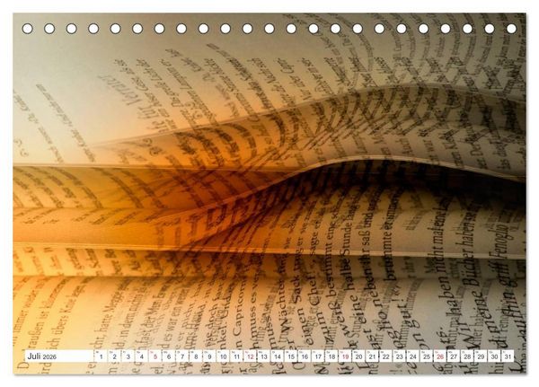 Produktbild: Ars Libri - Kunstwerk Buch (Tischkalender 2026 DIN A5 quer), CALVENDO Monatskalender